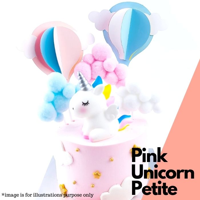 Pink Baby Unicorn cake (6")