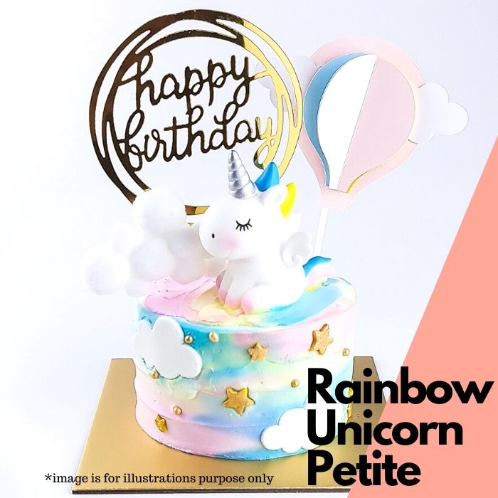 Baby Unicorn cake (6")