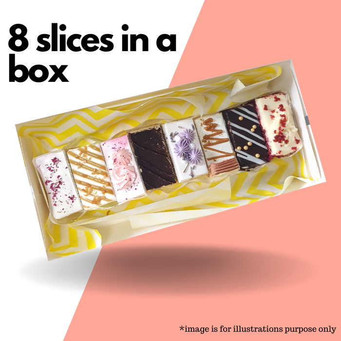 8 slices in a box