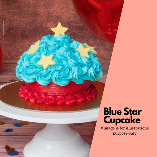 Blue Star Cupcake