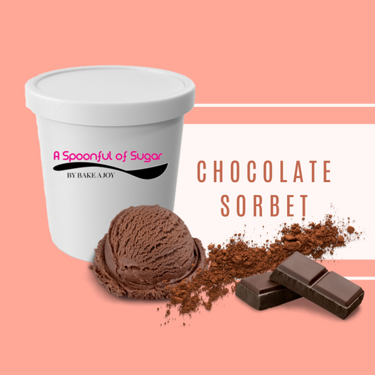 Chocolate sorbet Classic ice cream pint