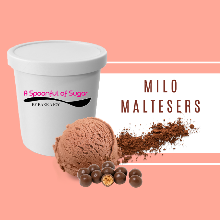 Milo Maltesers Classic ice cream pint