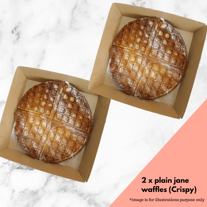 Plain jane waffles ( Crispy x2 )