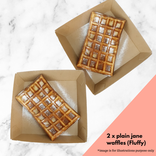 Plain jane waffles ( Fluffly x2 )