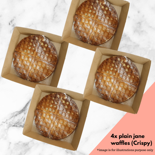4x plain jane waffles (Crispy)